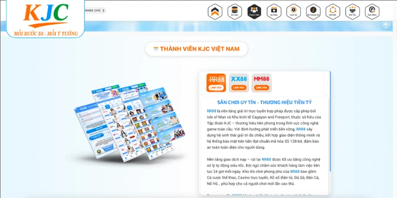 Giới thiệu KJC có nhiều thành viên quan trọng