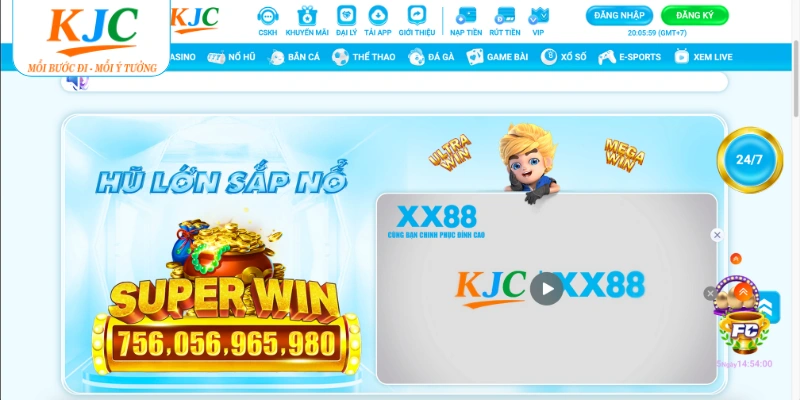 Lý do XX88 chọn hợp tác cùng KJC