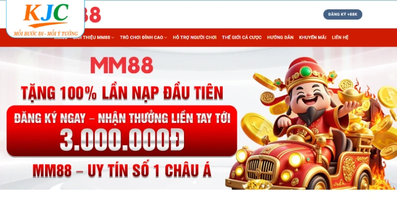 MM88 là thương hiệu con của tập đoàn KJC